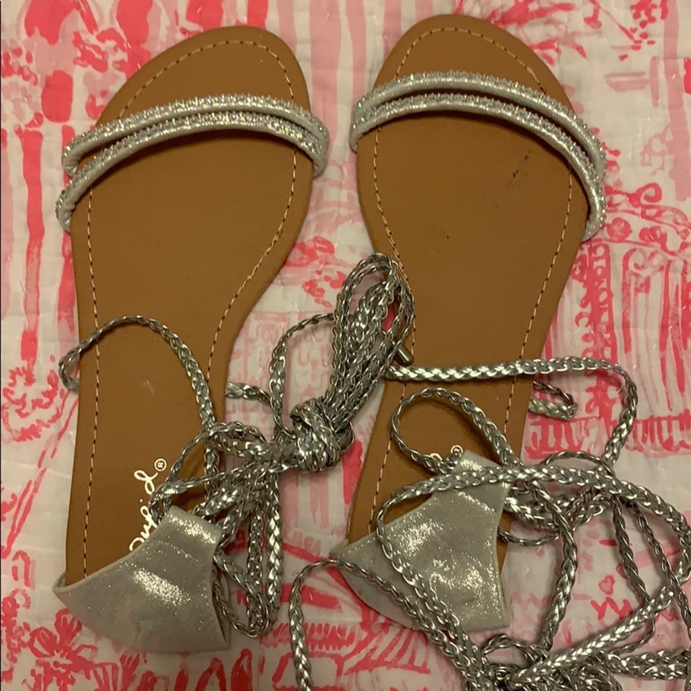 Quipid Tie Up Sandals